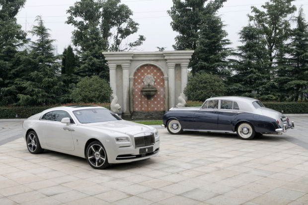 The magnificent old and new version of Rolls Royce.