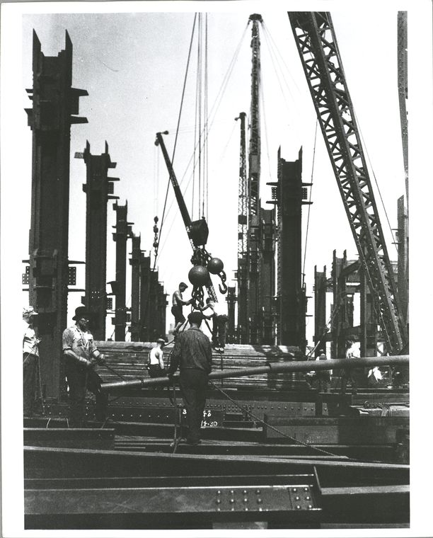 photos of Ironworkers during work