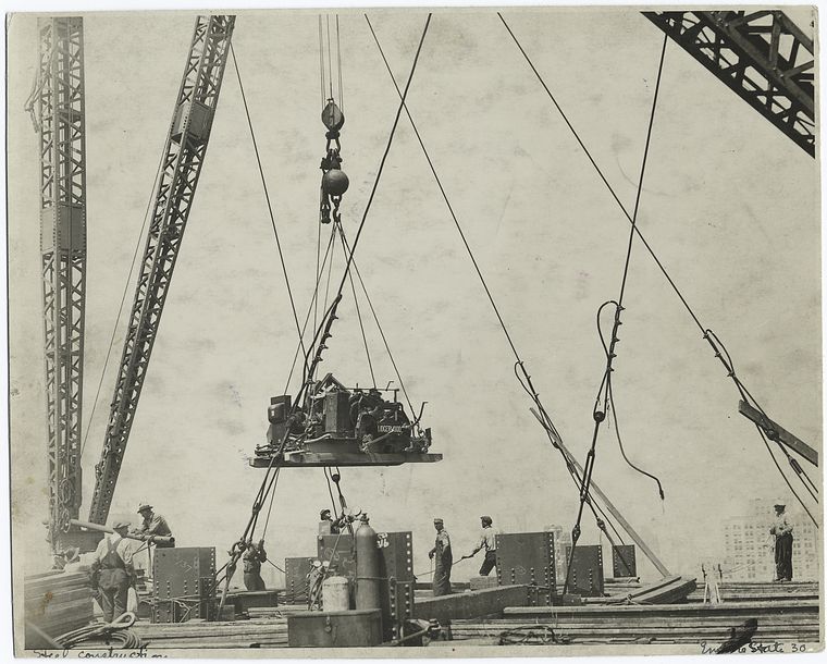 photos of Ironworkers during work