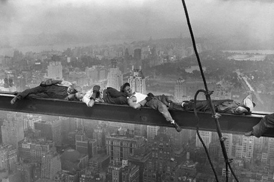 photos of Ironworkers during work