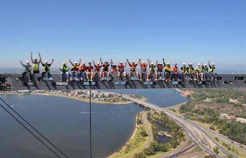 photos of Ironworkers during work