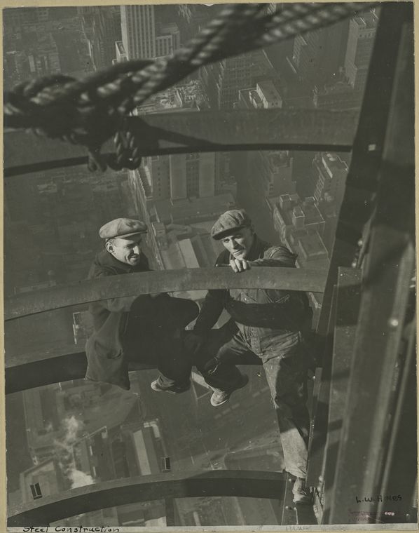 photos of Ironworkers during work