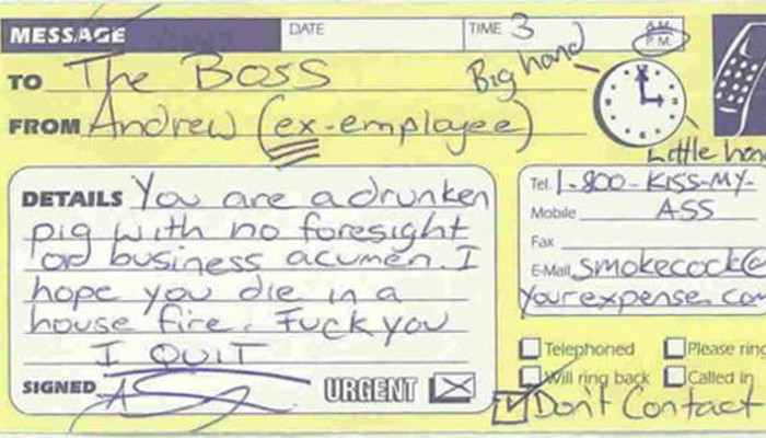 most funny resignation letters and videos