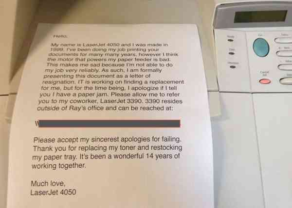 most funny resignation letters and videos