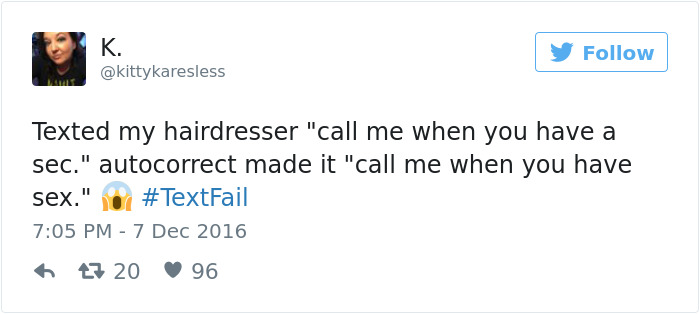 Embarrassing #TextFails