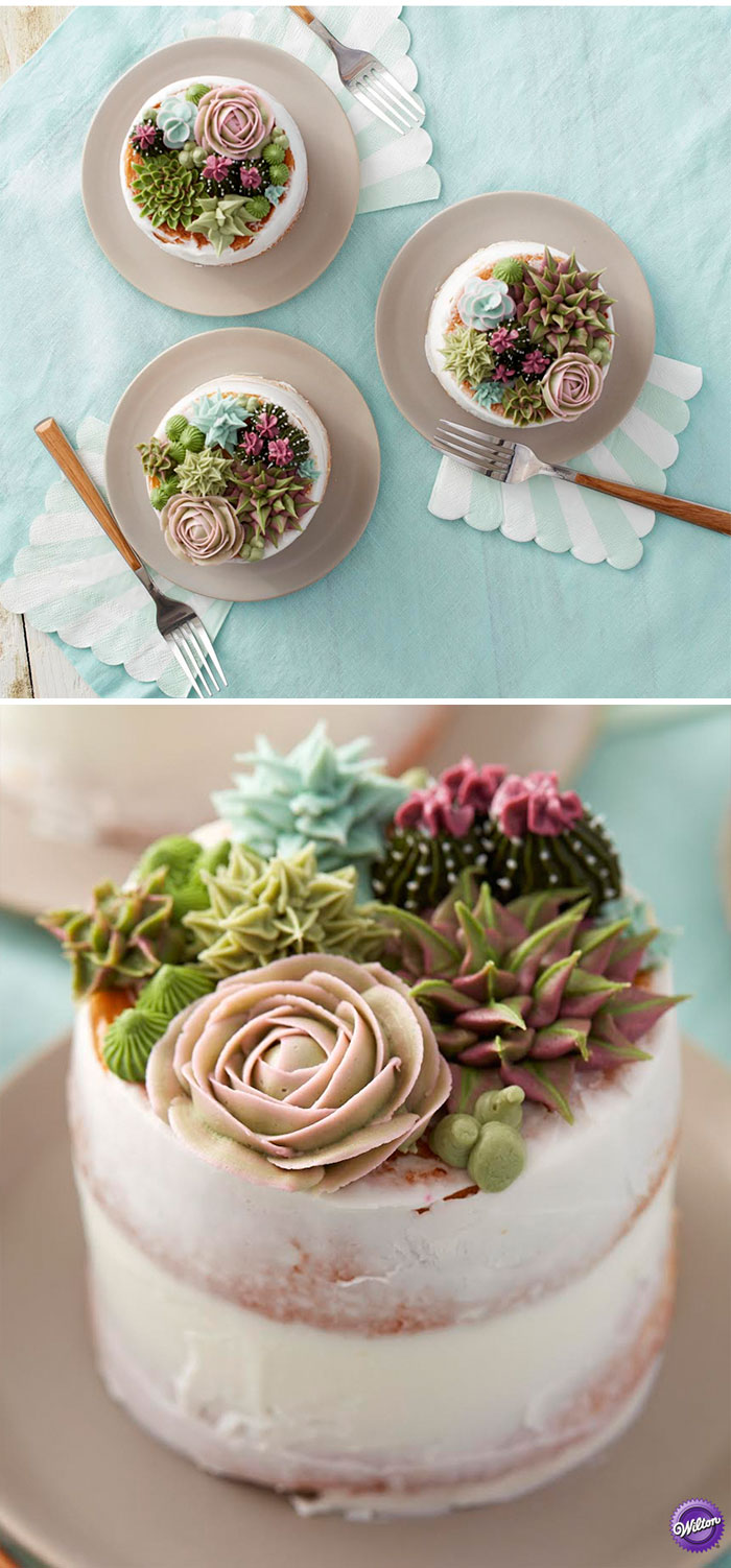 Blooming Flower Cakes