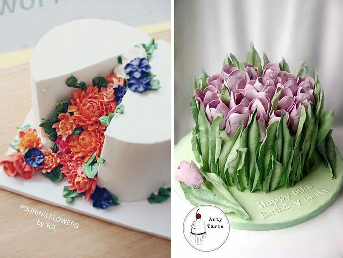 Blooming Flower Cakes