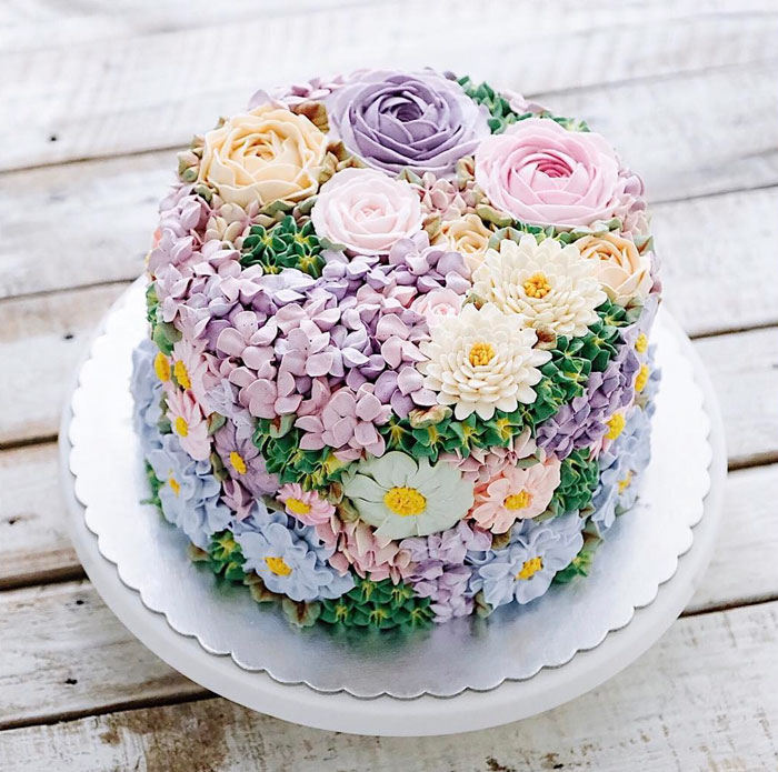 Blooming Flower Cakes